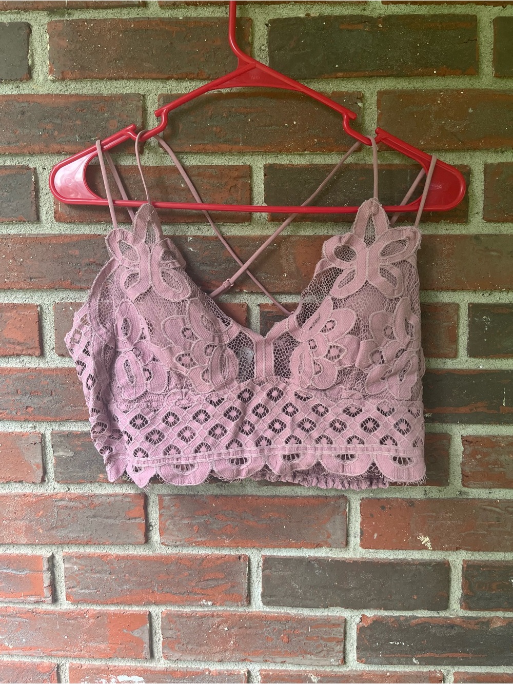 Zenana Outfitters Mauve Lace Bralette Camisole